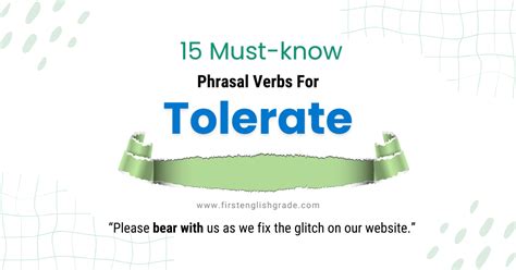 tolerable synonym|tolerate synonym phrasal verb.